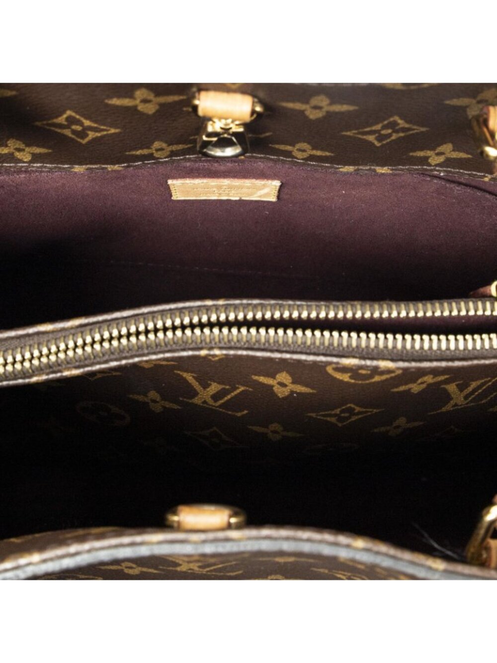 Louis Vuitton Montaigne Brown Monogram Canvas Messenger Bag - Picture 9 of 11